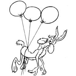 Coloring page: Road Runner and Wile E. Coyote (Cartoons) #47232 - Free Printable Coloring Pages