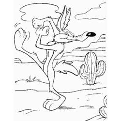 Coloring page: Road Runner and Wile E. Coyote (Cartoons) #47255 - Free Printable Coloring Pages