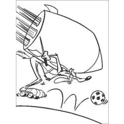 Coloring page: Road Runner and Wile E. Coyote (Cartoons) #47275 - Free Printable Coloring Pages