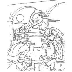 Coloring page: Rocket Power (Cartoons) #52234 - Printable coloring pages
