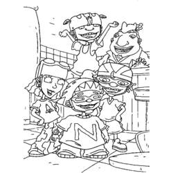 Coloring page: Rocket Power (Cartoons) #52242 - Free Printable Coloring Pages