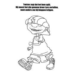 Coloring page: Rocket Power (Cartoons) #52245 - Printable coloring pages