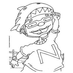 Coloring page: Rocket Power (Cartoons) #52250 - Free Printable Coloring Pages