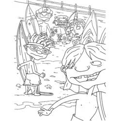 Coloring page: Rocket Power (Cartoons) #52256 - Free Printable Coloring Pages