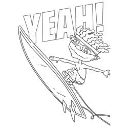 Coloring page: Rocket Power (Cartoons) #52585 - Printable coloring pages