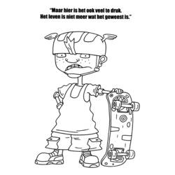 Coloring page: Rocket Power (Cartoons) #52598 - Free Printable Coloring Pages