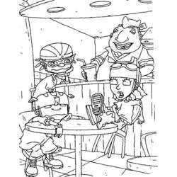 Coloring page: Rocket Power (Cartoons) #52599 - Free Printable Coloring Pages