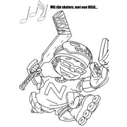 Coloring page: Rocket Power (Cartoons) #52604 - Printable coloring pages