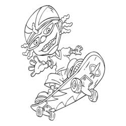 Coloring page: Rocket Power (Cartoons) #52607 - Printable coloring pages