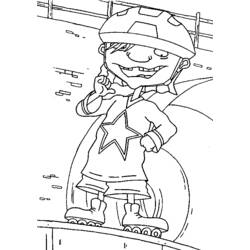 Coloring page: Rocket Power (Cartoons) #52631 - Free Printable Coloring Pages