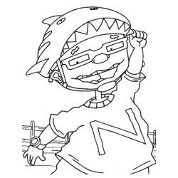 Coloring page: Rocket Power (Cartoons) #52636 - Free Printable Coloring Pages