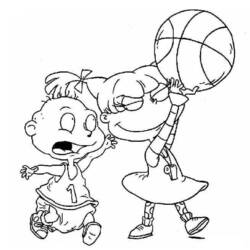 Coloring page: Rugrats (Cartoons) #52702 - Free Printable Coloring Pages