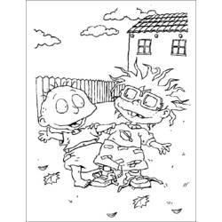 Coloring page: Rugrats (Cartoons) #52706 - Free Printable Coloring Pages