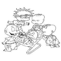 Coloring page: Rugrats (Cartoons) #52719 - Free Printable Coloring Pages