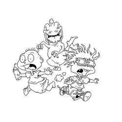 Coloring page: Rugrats (Cartoons) #52720 - Free Printable Coloring Pages