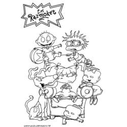Coloring page: Rugrats (Cartoons) #52721 - Printable coloring pages