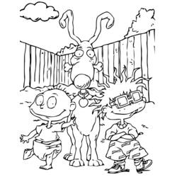 Coloring page: Rugrats (Cartoons) #52749 - Free Printable Coloring Pages