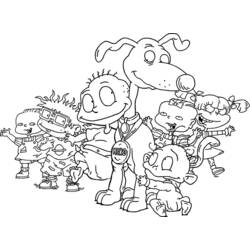 Coloring page: Rugrats (Cartoons) #52809 - Printable coloring pages
