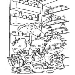 Coloring page: Rugrats (Cartoons) #52815 - Free Printable Coloring Pages