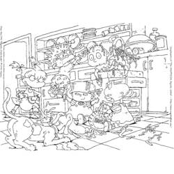 Coloring page: Rugrats (Cartoons) #52882 - Printable coloring pages