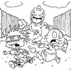Coloring page: Rugrats (Cartoons) #52916 - Printable coloring pages