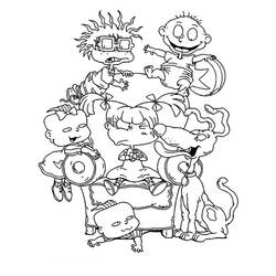 Coloring page: Rugrats (Cartoons) #52929 - Printable coloring pages