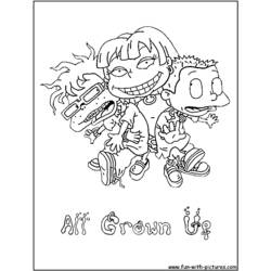 Coloring page: Rugrats (Cartoons) #52934 - Printable coloring pages