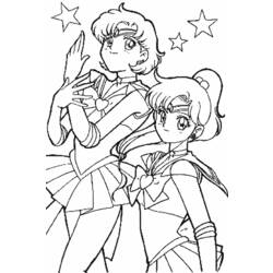 Coloring page: Sailor Moon (Cartoons) #50254 - Free Printable Coloring Pages