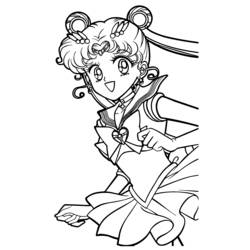 Coloring page: Sailor Moon (Cartoons) #50255 - Free Printable Coloring Pages