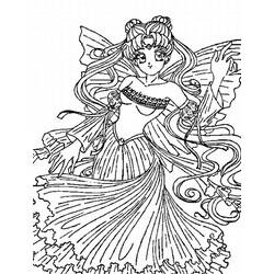 Coloring page: Sailor Moon (Cartoons) #50284 - Free Printable Coloring Pages