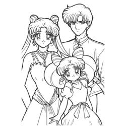 Coloring page: Sailor Moon (Cartoons) #50288 - Printable coloring pages