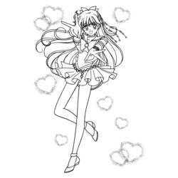 Coloring page: Sailor Moon (Cartoons) #50292 - Free Printable Coloring Pages