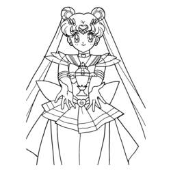 Coloring page: Sailor Moon (Cartoons) #50299 - Free Printable Coloring Pages