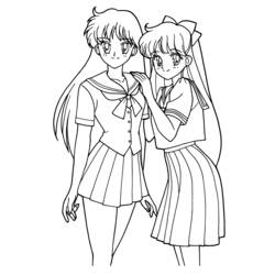Coloring page: Sailor Moon (Cartoons) #50319 - Free Printable Coloring Pages