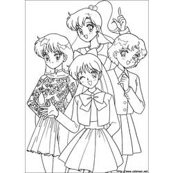 Coloring page: Sailor Moon (Cartoons) #50324 - Free Printable Coloring Pages