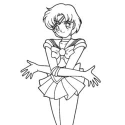 Coloring page: Sailor Moon (Cartoons) #50334 - Printable coloring pages