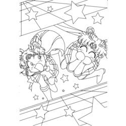 Coloring page: Sailor Moon (Cartoons) #50337 - Free Printable Coloring Pages