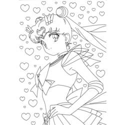 Coloring page: Sailor Moon (Cartoons) #50339 - Free Printable Coloring Pages