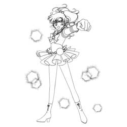 Coloring page: Sailor Moon (Cartoons) #50345 - Free Printable Coloring Pages