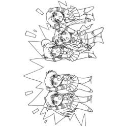 Coloring page: Sailor Moon (Cartoons) #50357 - Free Printable Coloring Pages
