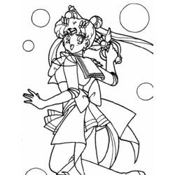 Coloring page: Sailor Moon (Cartoons) #50382 - Free Printable Coloring Pages