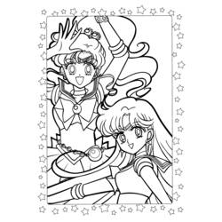 Coloring page: Sailor Moon (Cartoons) #50388 - Free Printable Coloring Pages