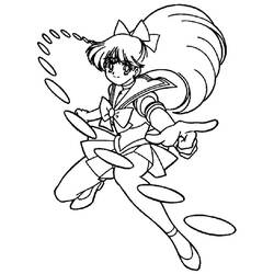 Coloring page: Sailor Moon (Cartoons) #50391 - Free Printable Coloring Pages