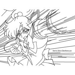 Coloring page: Sailor Moon (Cartoons) #50392 - Free Printable Coloring Pages