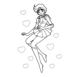 Coloring page: Sailor Moon (Cartoons) #50411 - Printable coloring pages