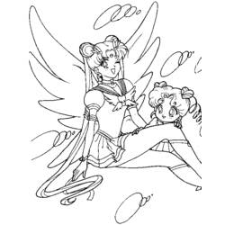 Coloring page: Sailor Moon (Cartoons) #50429 - Free Printable Coloring Pages