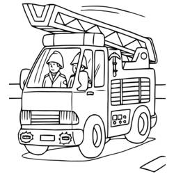 Coloring page: Sam the Fireman (Cartoons) #39824 - Printable coloring pages