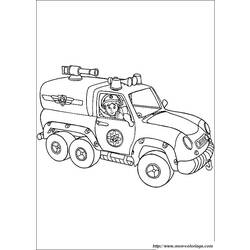 Coloring page: Sam the Fireman (Cartoons) #39849 - Printable coloring pages