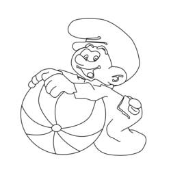 Coloring page: Schtroumpfs (Cartoons) #34572 - Free Printable Coloring Pages