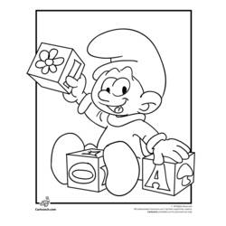 Coloring page: Schtroumpfs (Cartoons) #34595 - Free Printable Coloring Pages